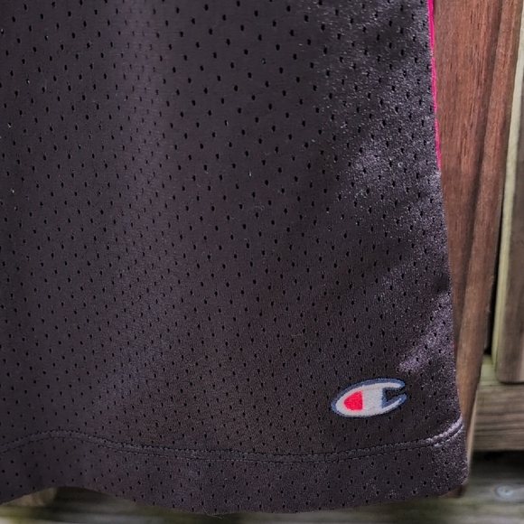 Champion Black Capris with Pink Stripes - Picture 2 of 4
